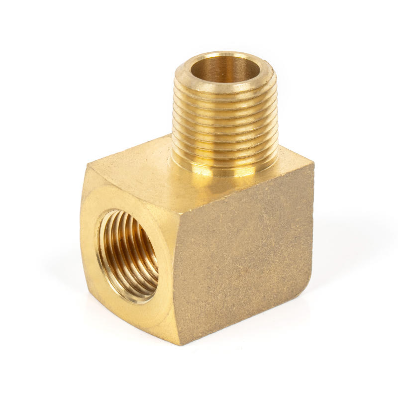 Internal External Threads Copper Transition Square Elbow Fittings